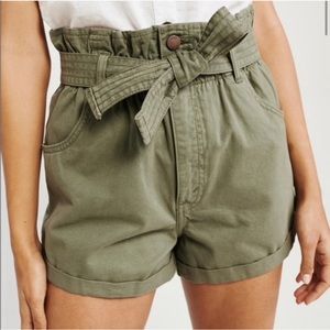 Abercrombie paper bag shorts